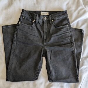 Madewell Classic Straight Leg Jeans - Black